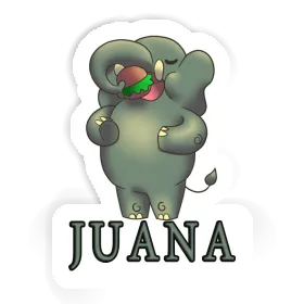 Autocollant Juana Hamburger Image
