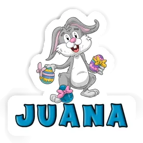 Sticker Juana Easter Bunny Image