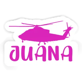 Autocollant Hélicoptère Juana Image