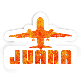 Autocollant Jumbo-Jet Juana Image