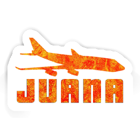 Autocollant Jumbo-Jet Juana Image