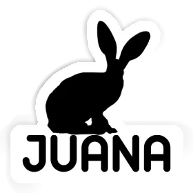 Autocollant Juana Lapin Image
