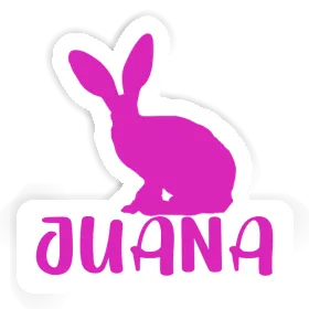 Autocollant Juana Lapin Image