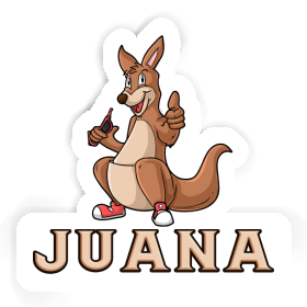 Aufkleber Känguruh Juana Image