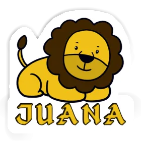 Juana Aufkleber Löwe Image