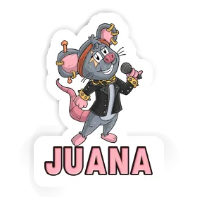 Aufkleber Sängerin Juana Image