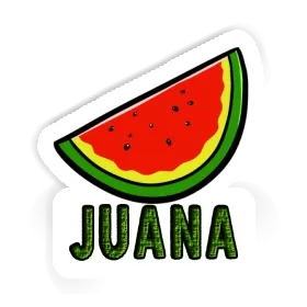 Juana Autocollant Pastèque Image