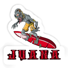 Sticker Surfer Juana Image