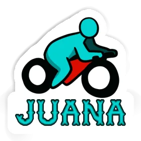 Sticker Juana Motorradfahrer Image