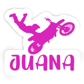 Sticker Motocross-Fahrer Juana Image