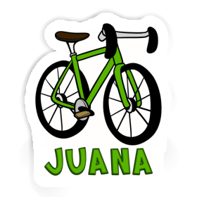 Sticker Bicycle Juana Image