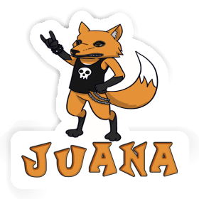 Fuchs Aufkleber Juana Image