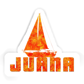 Juana Autocollant Voilier Image