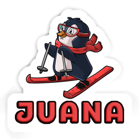 Sticker Skifahrerin Juana Image