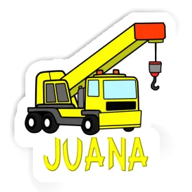 Grue automotrice Autocollant Juana Image