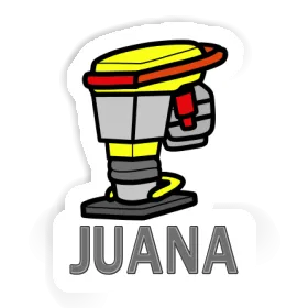 Autocollant Juana Pilon vibrant Image
