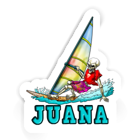 Aufkleber Windsurfer Juana Image