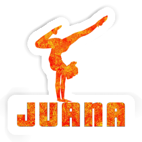 Sticker Juana Yoga-Frau Image