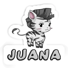 Aufkleber Zebra Juana Image