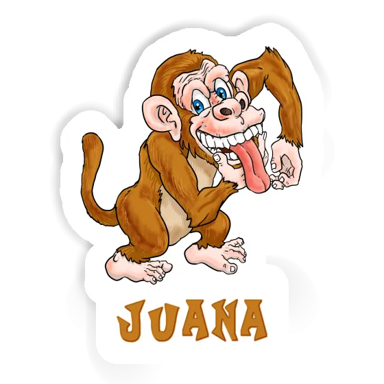 Aufkleber Juana Gorilla Gift package Image