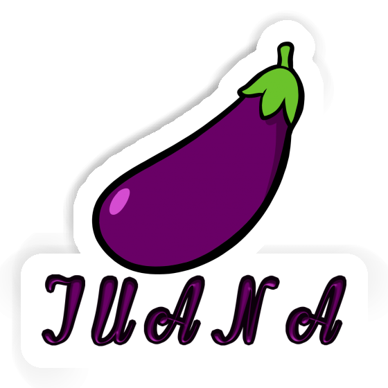 Sticker Juana Eggplant Image