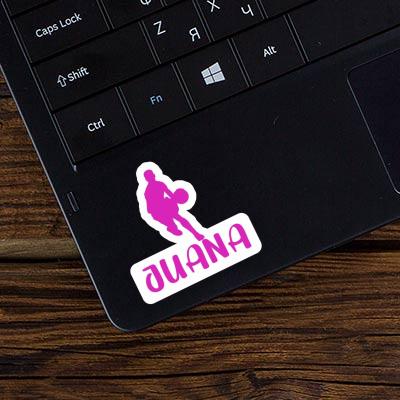 Juana Autocollant Joueur de basket-ball Notebook Juana Autocollant Joueur de basket-ball Notebook Image