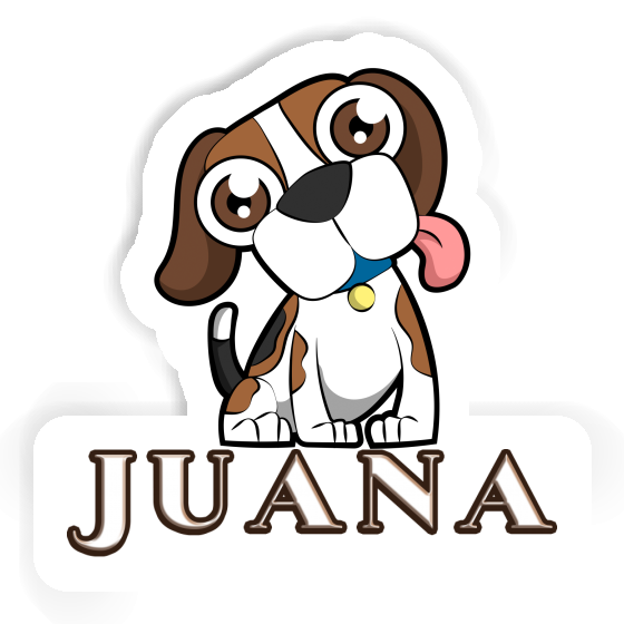 Juana Autocollant Beagle Juana Autocollant Beagle Image