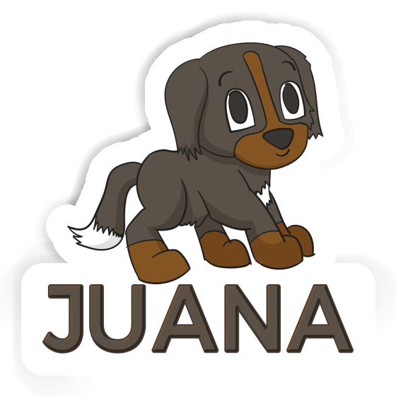 Juana Autocollant Chien de bouvier Notebook Image