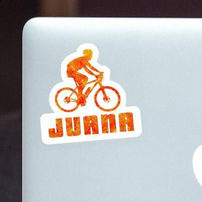 Biker Sticker Juana Laptop Image