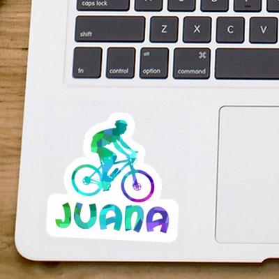 Biker Sticker Juana Laptop Image