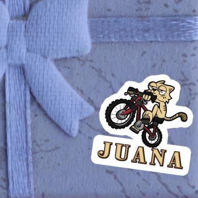 Fahrradkatze Aufkleber Juana Image