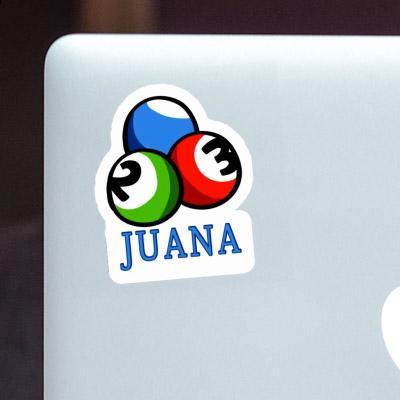 Juana Sticker Billiard Ball Image