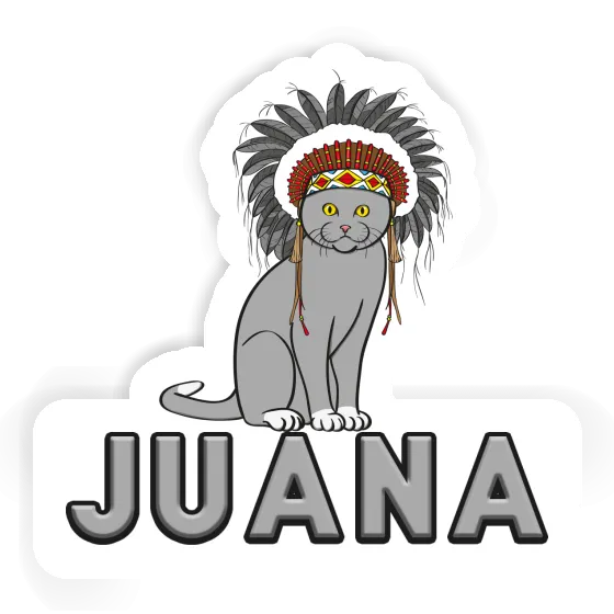 Autocollant Chat Juana Autocollant Chat Juana Image