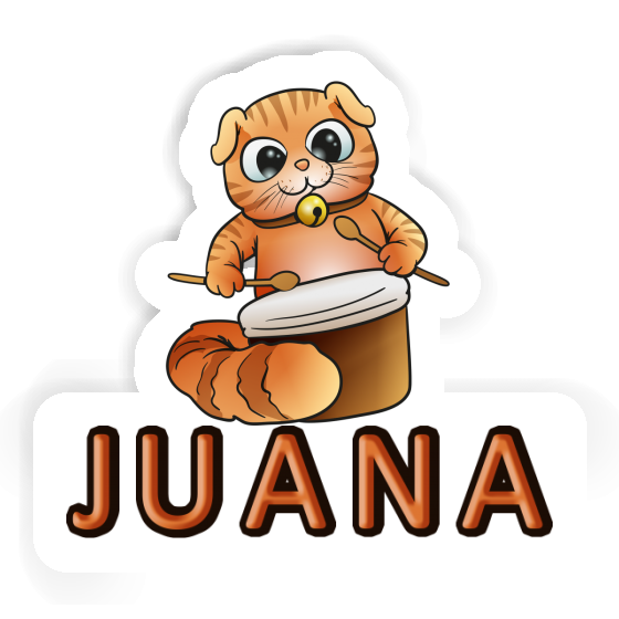 Juana Autocollant Chat Notebook Juana Autocollant Chat Gift package Image
