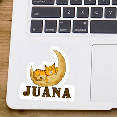 Sticker Sleeping Cat Juana Notebook Image