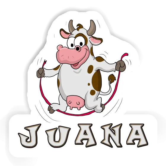 Sticker Fitness-Kuh Juana Notebook Image