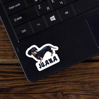 Juana Sticker Dachshund Notebook Juana Sticker Dachshund Gift package Image