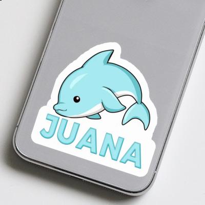 Juana Aufkleber Delphin Notebook Image