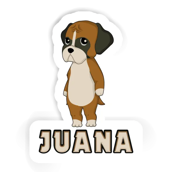 German Boxer Autocollant Juana Notebook German Boxer Autocollant Juana Gift package Image
