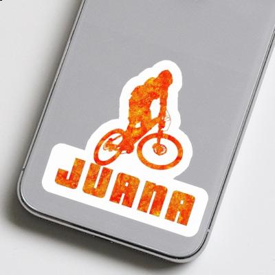 Sticker Downhiller Juana Notebook Image