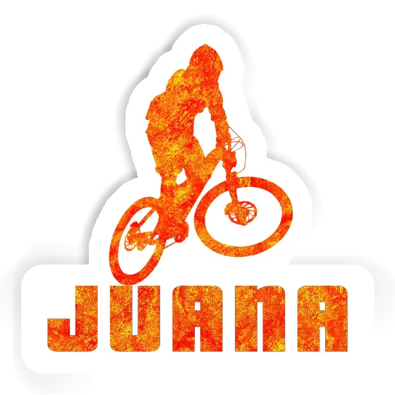 Sticker Downhiller Juana Laptop Image