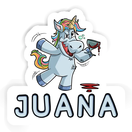 Weinhorn Sticker Juana Notebook Image