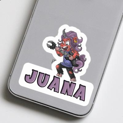 Rockendes Einhorn Sticker Juana Notebook Rockendes Einhorn Sticker Juana Gift package Image