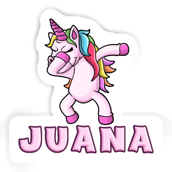 Dabbing Unicorn Sticker Juana Notebook Dabbing Unicorn Sticker Juana Gift package Image