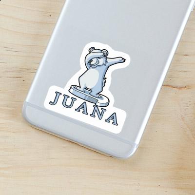 Sticker Juana Polar Bear Notebook Image