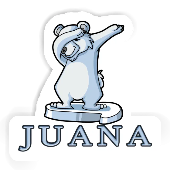 Sticker Juana Polar Bear Laptop Image