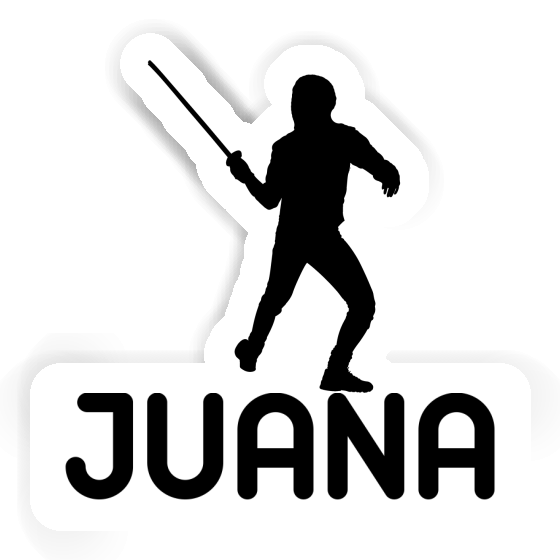 Juana Autocollant Escrimeur Laptop Juana Autocollant Escrimeur Laptop Image