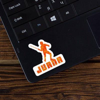Fechter Sticker Juana Notebook Image