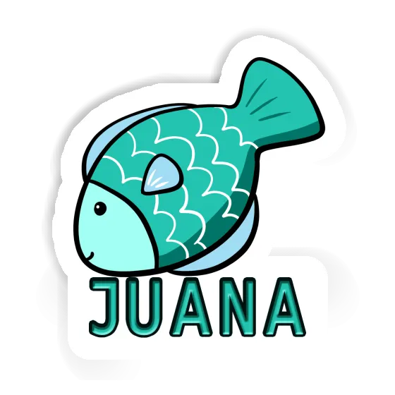 Sticker Fish Juana Notebook Sticker Fish Juana Gift package Image