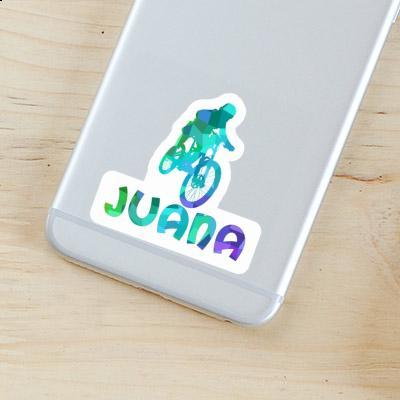Sticker Juana Freeride Biker Notebook Image